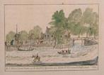 Voorhout - Herberg De Bonte Koe - overdruk prent 1731, Verzamelen, Foto's en Prenten, Verzenden, Nieuw, Gebouw, Voor 1940