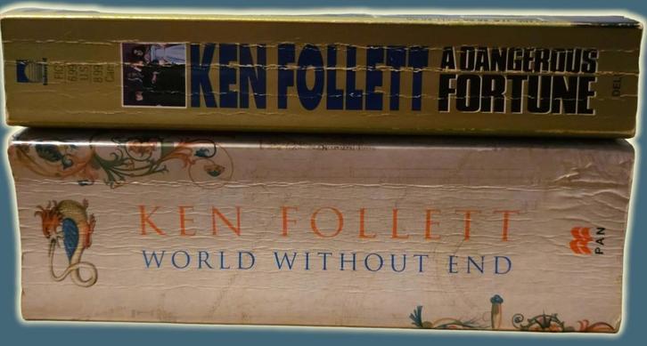 2x Ken Follett - Paperback, Boeken, Fantasy, Gelezen, Ophalen of Verzenden