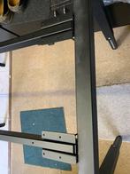 Bureau tafel stalen onderstel verstelbaar, Huis en Inrichting, Tafelonderdelen, Ophalen, Tafelpoot, 50 tot 100 cm, Zo goed als nieuw