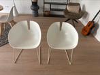 2 Moroso Fjord stoelen Wit, Ophalen, Kunststof, Gebruikt, Twee