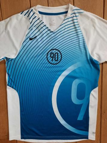 NIKE Dri fit 90 t- shirt blauw wit maat 170 beschikbaar voor biedingen