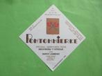 bieretiket Belgie 14-11 (17N)t steedje, Verzamelen, Biermerken, Ophalen of Verzenden, Gebruikt, Overige typen, Overige merken