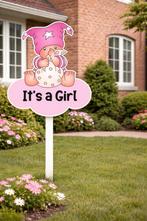 Te huur geboortebord met naam, Ophalen of Verzenden