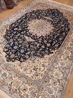 Vintage handgeknoopt perzisch tapijt nain 6la 340x225, Huis en Inrichting, Stoffering | Tapijten en Kleden, Info@SlatsAntiek.nl