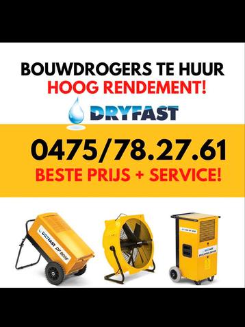 Bouwdroger huren     vocht,waterschade,nieuwbouw,renovatie, beschikbaar voor biedingen