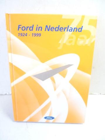 Boek 75 jaar Ford in Nederland 1924-1999 223 blz zeer goede beschikbaar voor biedingen