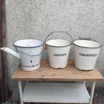 Emaille emmer , pan xxl, vergiet , vanaf 5, - per stuk, Antiek en Kunst, Antiek | Emaille, Ophalen