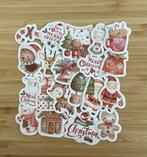 Kerst thema stickers, Hobby en Vrije tijd, Stickers en Plaatjes, Nieuw, Ophalen of Verzenden, Meerdere stickers