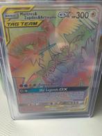 Pokémon Rainbow Tag Team GX - Zapdos Articuno Moltres, Ophalen of Verzenden, Nieuw, Losse kaart, Foil