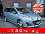 Mazda 5 2.0 / 1e eig / Dealer onderhouden / Leder / Elektris, 1998 cc, Gebruikt, 4 cilinders, Blauw