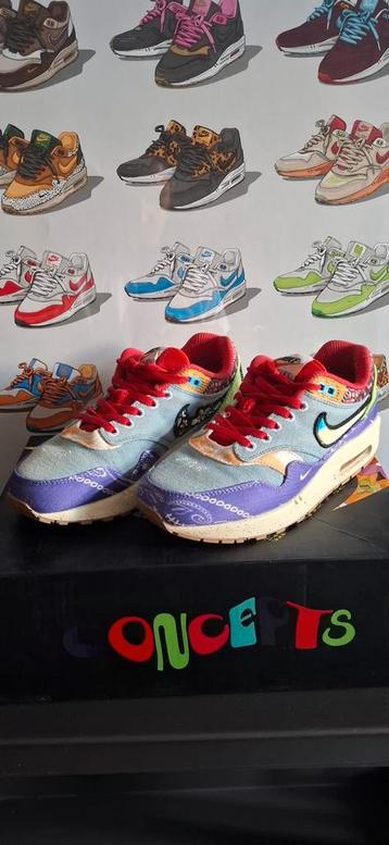 Nike Air Max 1 Concepts Far Out beschikbaar voor biedingen