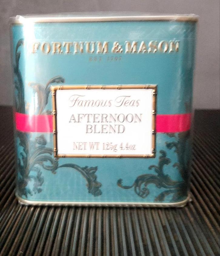 Authentiek blik Fortnum&Mason met 125 g Afternoon Blend, Verzamelen, Blikken, Nieuw, Ophalen of Verzenden