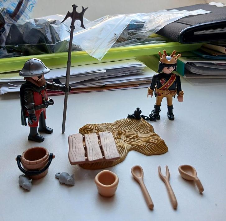 Playmobil, gevangen prins met bewaker, Kinderen en Baby's, Speelgoed | Playmobil, Gebruikt, Ophalen of Verzenden