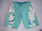 Groen / blauwe zwemshort maat 152-158 gebloemd, Ophalen of Verzenden, Gebruikt, Meisje, Sport- of Zwemkleding