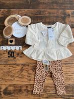 Baby meisje setje blousje kiabi broekje/legging wibra maat50, Kiabi, Meisje, Nieuw, Ophalen of Verzenden
