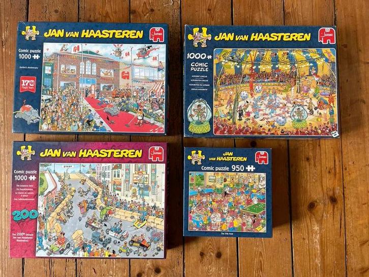 Jan van Haasteren Puzzel Collectie, Hobby en Vrije tijd, Denksport en Puzzels, Zo goed als nieuw, Legpuzzel, 500 t/m 1500 stukjes