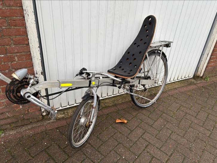 Alligt ligfiets aluminium, Fietsen en Brommers, Fietsen | Ligfietsen, Gebruikt, Overige merken, Onderstuur, Ophalen