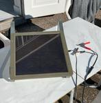 Klein zonnepaneeltje druppellader, Ophalen, Zo goed als nieuw