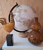 Decoratie set: Haan, Vaas, Globe - Zo goed als nieuw!, Huis en Inrichting, Woonaccessoires | Overige, Ophalen of Verzenden, Zo goed als nieuw