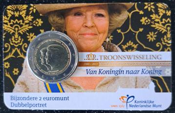 Coincard 2 Euro 2013 Troonswisseling (met magazine) beschikbaar voor biedingen