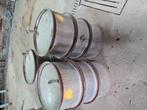 Rvs regenton, 150 liter of meer, Ophalen, Gebruikt, Metaal
