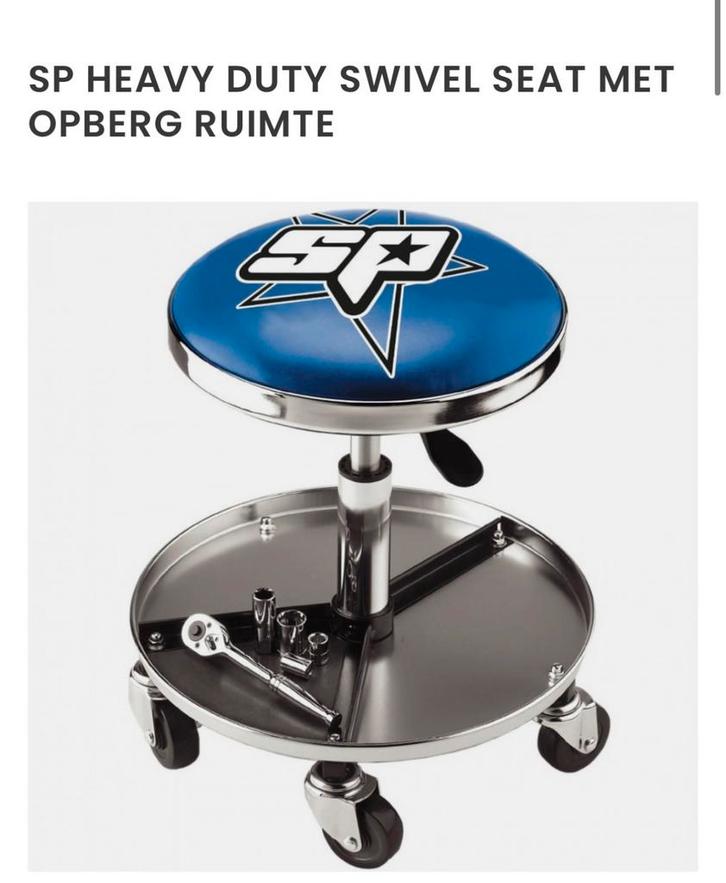 Werkplaatskruk met opbergruimte, Auto diversen, Autogereedschap, Nieuw, Ophalen