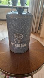 ESSO 5 liter emaile petroleum kan, Antiek en Kunst, Ophalen