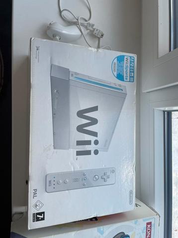 witte Wii console + dance matten + 3 games beschikbaar voor biedingen