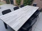 4Seasons Derby teak tuintafel, Ophalen, Gebruikt, Rechthoekig, Teakhout