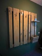 Wandkapstok met postvak, schap & haken, Gebruikt, 100 tot 150 cm, Hout, Ophalen