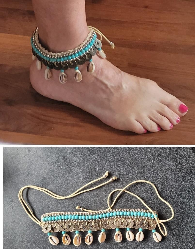 ENKELBAND, Ophalen of Verzenden, Zo goed als nieuw, Overige materialen, Met bedels of kralen