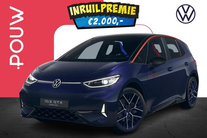 Volkswagen ID.3 326pk GTX Limited Edition 79 kWh | Fire + Ic, Auto's, Volkswagen, Bedrijf, Te koop, ID.3, 360° camera, ABS, Achteruitrijcamera
