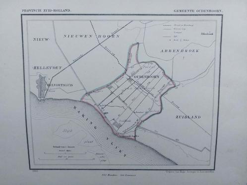 135 / Litho uit 1867 door J. Kuyper van Oudenhoorn ZH, Antiek en Kunst, Kunst | Litho's en Zeefdrukken, Ophalen of Verzenden