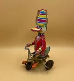 Vintage Blikken Eend op Driewieler Speelgoed, Ophalen of Verzenden