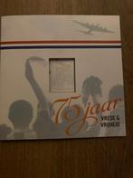 Zilveren postzegel 75 jaarvrede en veiligheid, Postzegels en Munten, Postzegels | Nederland, Ophalen of Verzenden, Na 1940, Postfris