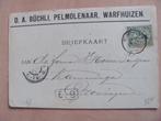 Warfhuizen 1901 D.A. Buchli pelmolenaar, Ophalen of Verzenden, Briefkaart