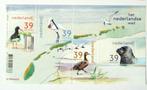 Nederlandse wad 4x 0,39 postfris De Wadden 2003 oa vogel, Ophalen of Verzenden, Na 1940, Postfris