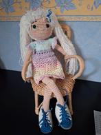 Lisa, gehaakte pop, Kinderen en Baby's, Speelgoed | Knuffels en Pluche, Ophalen of Verzenden, Nieuw, Overige typen