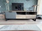 Tv meubel Meubella 160 cm breed, Huis en Inrichting, Kasten | Televisiemeubels, Ophalen, 150 tot 200 cm, Zo goed als nieuw, Minder dan 100 cm