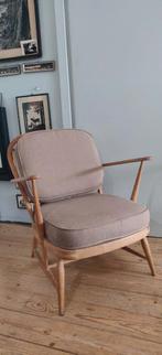 Vintage Ercol spijlenstoel spindle back easy chair model 334, Huis en Inrichting, Midcentury vintage, Gebruikt, Hout, Ophalen