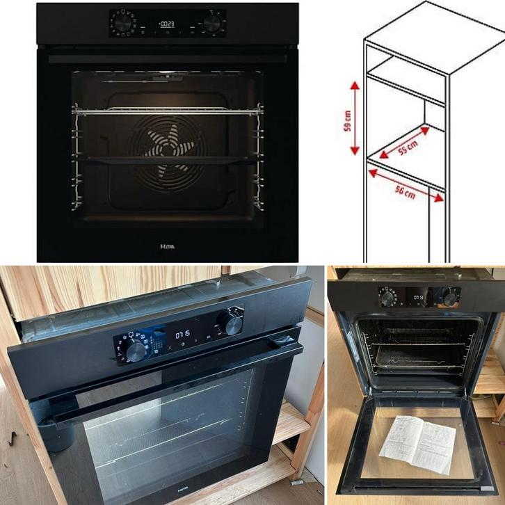 ETNA inbouw oven * 1 JAAR OUD * OM316MZ Inbouw Oven - 77L, Witgoed en Apparatuur, Ovens, Zo goed als nieuw, Inbouw, Oven, 45 tot 60 cm