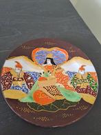 Art deco japans satsuma moriage porseleinen bord(jes), Antiek en Kunst, Antiek | Porselein, Ophalen of Verzenden