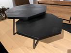 Set van 2 zwarte mangohouten salontafels - Hoge korting!, Ophalen, 50 tot 100 cm, Nieuw, 50 tot 100 cm