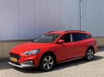 Ford Focus 1.0 EcoBoost 125 pk automaat Active Wagon SYNC3 n, 3 cilinders, 1300 kg, Rood, Focus