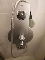 Luxe Grohe AquaTower 2000 Douchepaneel - Thermostaat & Jets, Doe-het-zelf en Verbouw, Sanitair, Ophalen, Zo goed als nieuw, Rvs