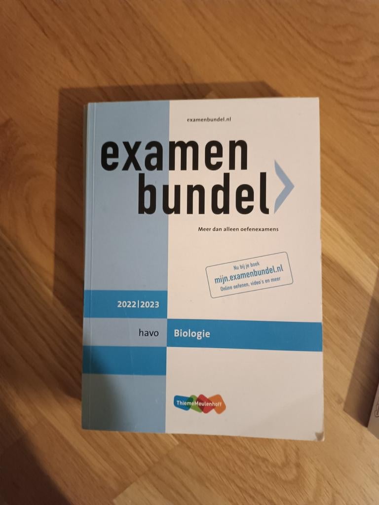 Biologie Examenbundels HAVO - Verschillende Jaargangen, Onbekend, Biologie, HAVO, Ophalen of Verzenden