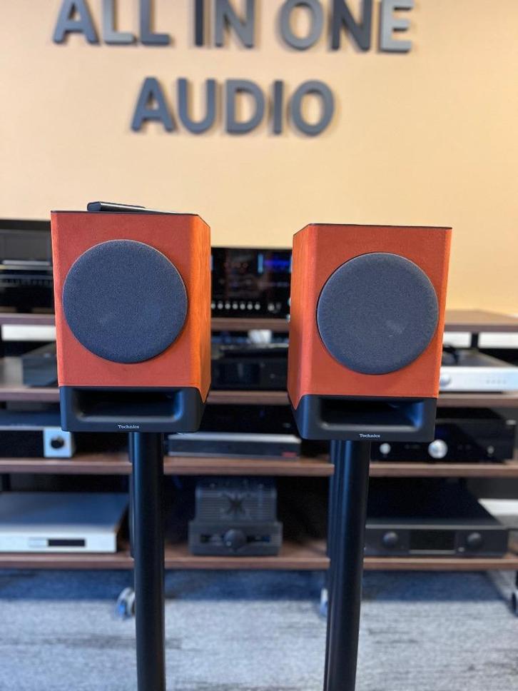 TECHNICS SC-CX700 all in one speakerset Terracotta (ex-demo), Audio, Tv en Foto, Luidsprekers, Zo goed als nieuw, Front, Rear of Stereo speakers