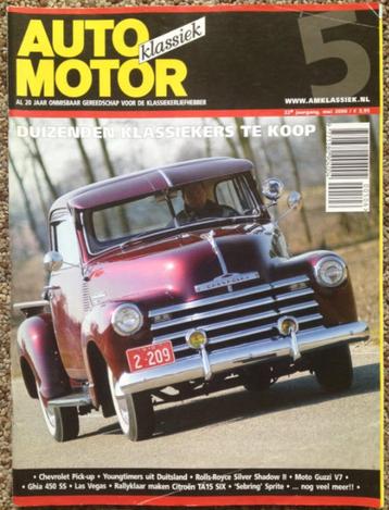 AMK: Citroen TA 15 Six, Moto Guzzi V7, Chevy Pick-up beschikbaar voor biedingen