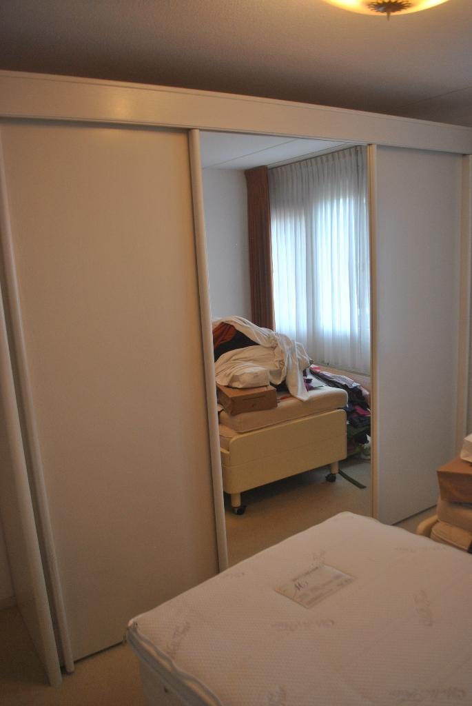 Kledingkast, 3 deurs spiegelkast, nette staat, grote kast, Huis en Inrichting, Kasten | Kledingkasten, Ophalen, Gebruikt, 200 cm of meer