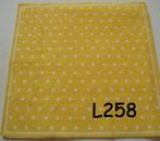 OPRUIMING servetten decoupage – polkadot geel L258 – 11x, Verzenden, Nieuw, Materiaal